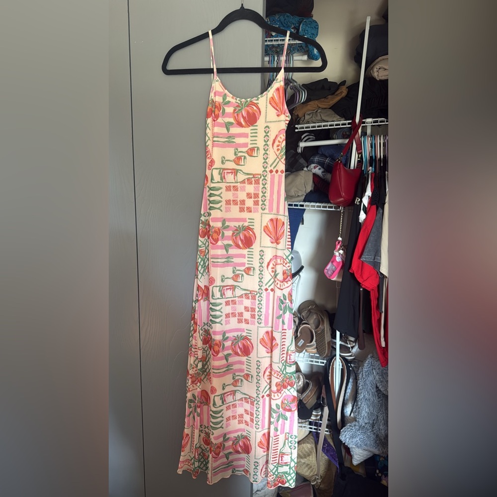 Colorful Patterned Maxi Dress